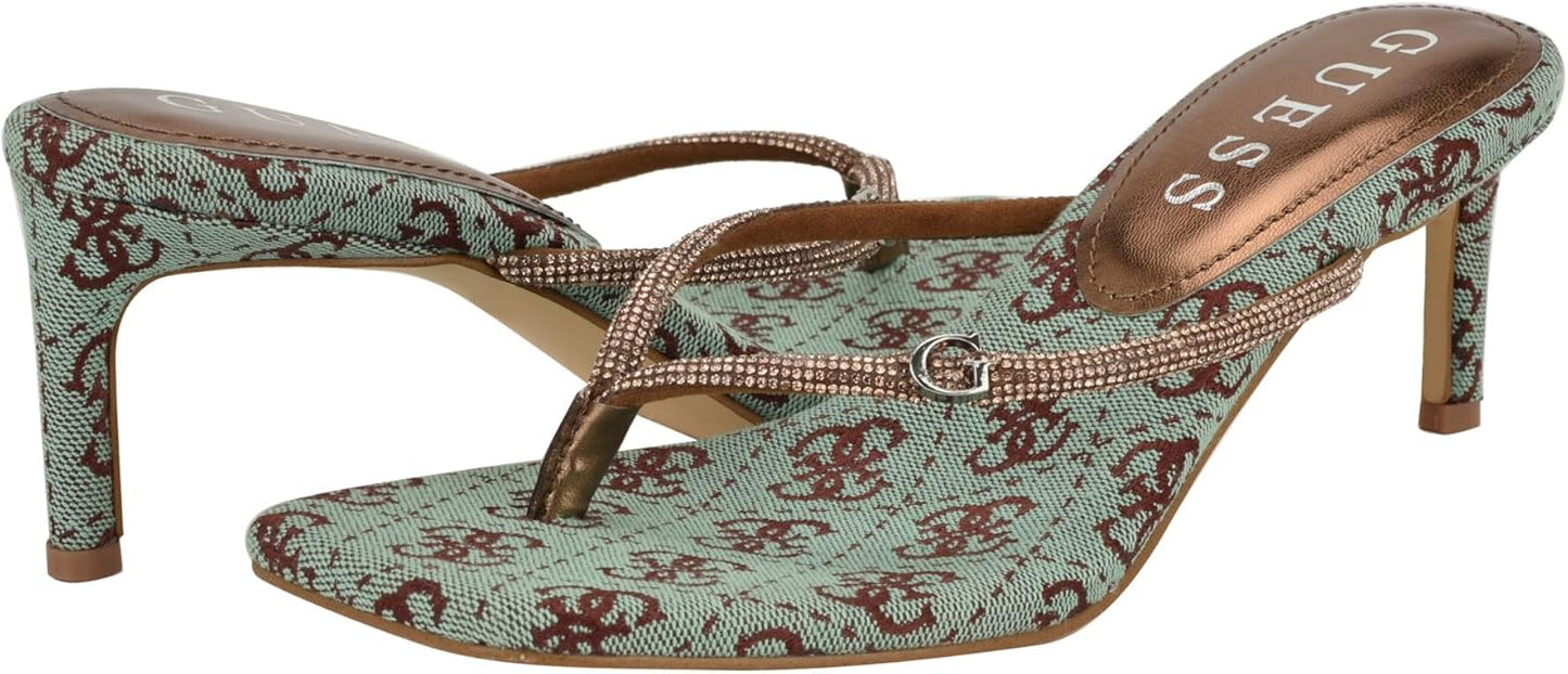Mayan Diamante Kitten Heels